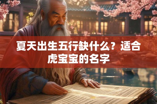 夏天出生五行缺什么？适合虎宝宝的名字