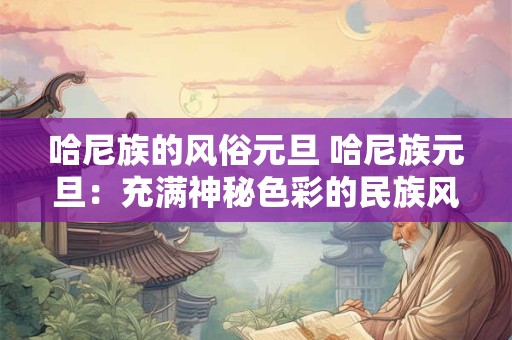 哈尼族的风俗元旦 哈尼族元旦：充满神秘色彩的民族风俗