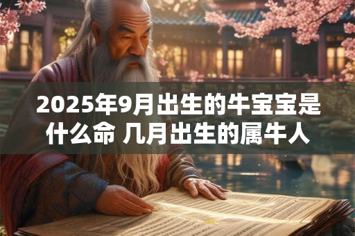 2025年9月出生的牛宝宝是什么命 几月出生的属牛人命不好