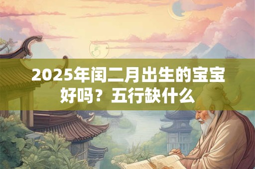 2025年闰二月出生的宝宝好吗？五行缺什么