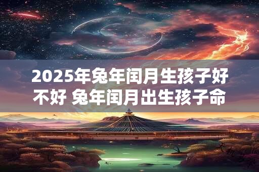 2025年兔年闰月生孩子好不好 兔年闰月出生孩子命运 2025年兔年闰月生孩子好不好 兔年闰月出生孩子命运