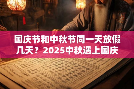 国庆节和中秋节同一天放假几天？2025中秋遇上国庆怎么发工资？