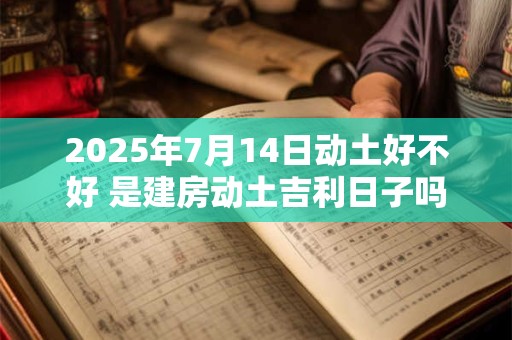 2025年7月14日动土好不好 是建房动土吉利日子吗
