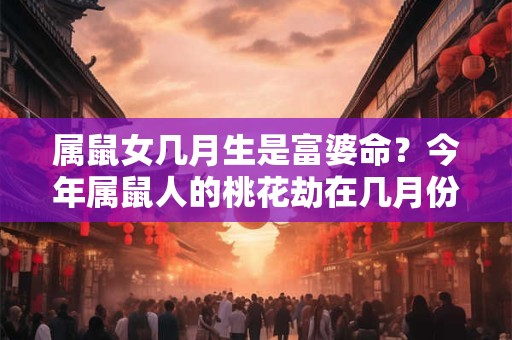 属鼠女几月生是富婆命?今年属鼠人的桃花劫在几月份? 属鼠女几月生是富婆命?今年属鼠人的桃花劫在几月份?
