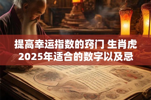 提高幸运指数的窍门 生肖虎2025年适合的数字以及忌讳