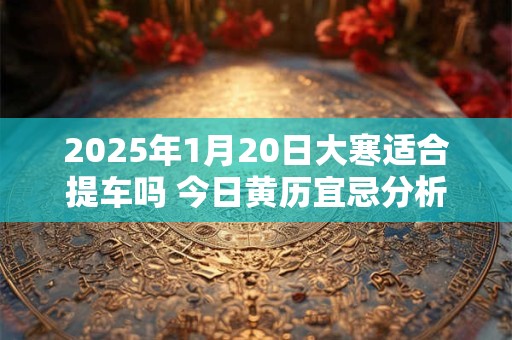 2025年1月20日大寒适合提车吗 今日黄历宜忌分析