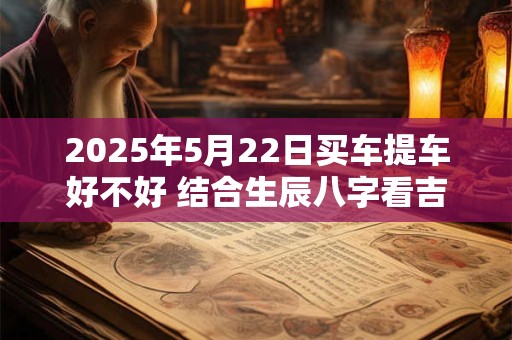 2025年5月22日买车提车好不好 结合生辰八字看吉日