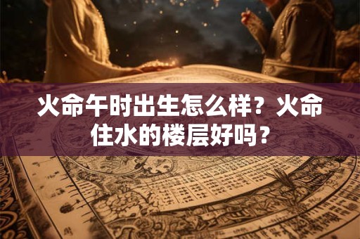 火命午时出生怎么样？火命住水的楼层好吗？