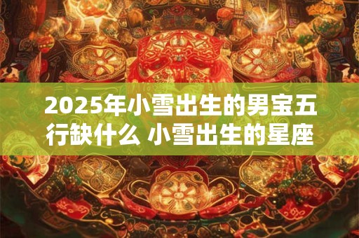 2025年小雪出生的男宝五行缺什么 小雪出生的星座解析