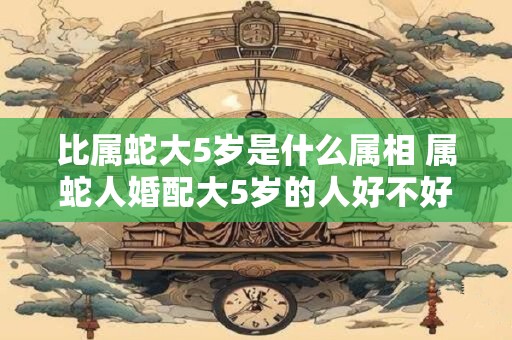 比属蛇大5岁是什么属相 属蛇人婚配大5岁的人好不好
