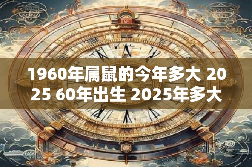 1960年属鼠的今年多大 2025 60年出生 2025年多大年龄
