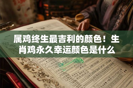 属鸡终生最吉利的颜色！生肖鸡永久幸运颜色是什么