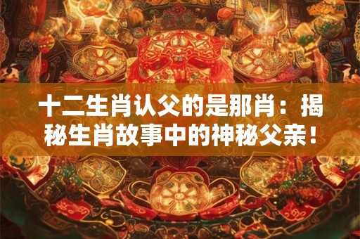十二生肖认父的是那肖：揭秘生肖故事中的神秘父亲！