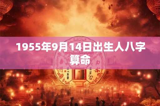 1955年9月14日出生人八字算命