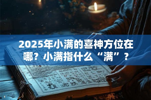 2025年小满的喜神方位在哪？小满指什么“满”？