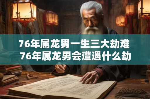 76年属龙男一生三大劫难 76年属龙男会遭遇什么劫