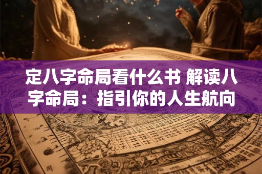 定八字命局看什么书 解读八字命局：指引你的人生航向
