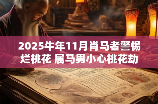 2025牛年11月肖马者警惕烂桃花 属马男小心桃花劫