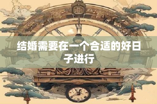 结婚需要在一个合适的好日子进行 结婚需要在一个合适的好日子进行