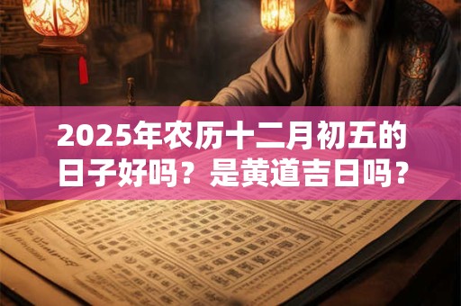 2025年农历十二月初五的日子好吗？是黄道吉日吗？
