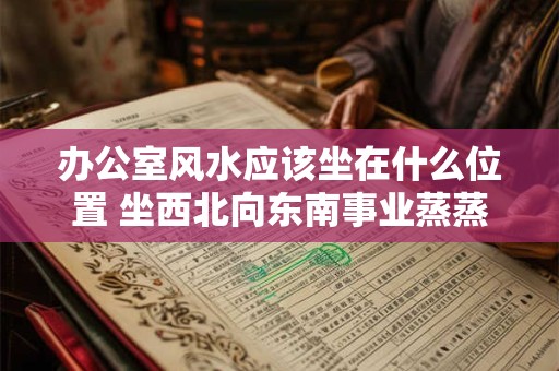 办公室风水应该坐在什么位置 坐西北向东南事业蒸蒸日上