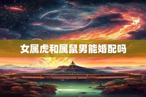 女属虎和属鼠男能婚配吗