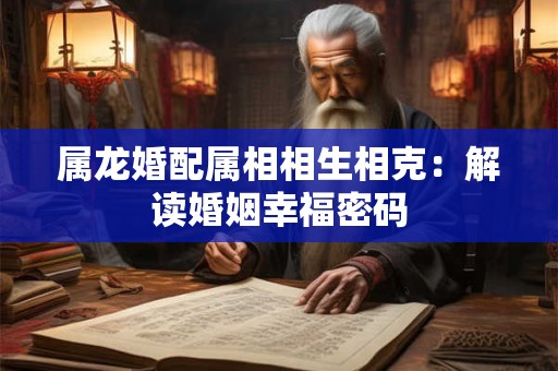 属龙婚配属相相生相克：解读婚姻幸福密码
