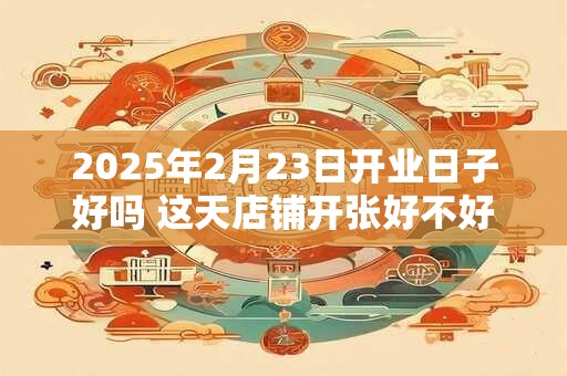 2025年2月23日开业日子好吗 这天店铺开张好不好