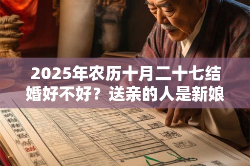 2025年农历十月二十七结婚好不好？送亲的人是新娘什么人？