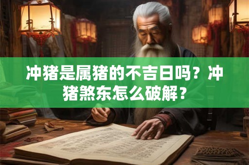 冲猪是属猪的不吉日吗？冲猪煞东怎么破解？