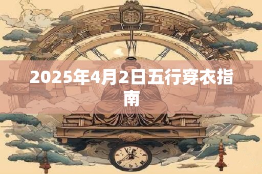 2025年4月2日五行穿衣指南