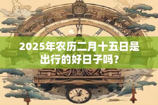 2025年农历二月十五日是出行的好日子吗？