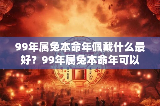 99年属兔本命年佩戴什么最好？99年属兔本命年可以穿红色吗？