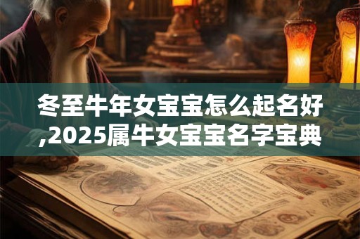 冬至牛年女宝宝怎么起名好,2025属牛女宝宝名字宝典