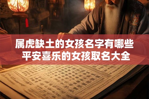 属虎缺土的女孩名字有哪些 平安喜乐的女孩取名大全
