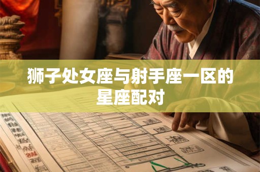 狮子处女座与射手座一区的星座配对