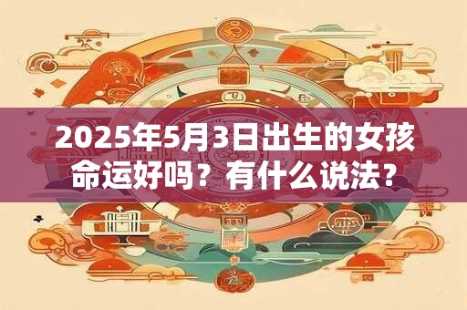 2025年5月3日出生的女孩命运好吗？有什么说法？
