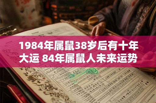 1984年属鼠38岁后有十年大运 84年属鼠人未来运势走向 1984年属鼠38岁后有十年大运 84年属鼠人未来运势走向