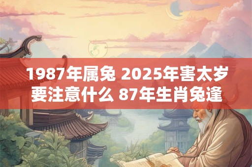 1987年属兔 2025年害太岁要注意什么 87年生肖兔逢龙年运气如何