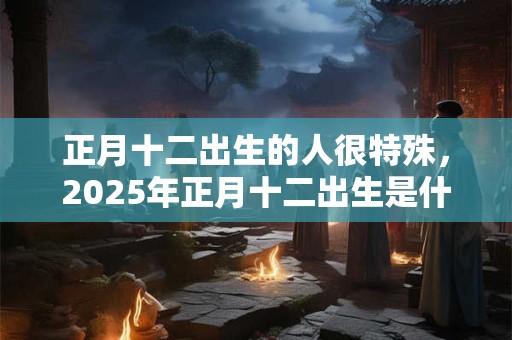 正月十二出生的人很特殊，2025年正月十二出生是什么命？
