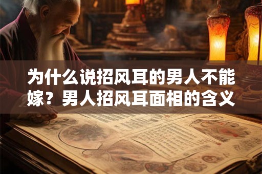为什么说招风耳的男人不能嫁？男人招风耳面相的含义