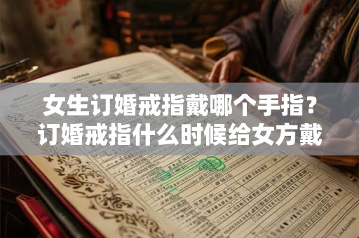 女生订婚戒指戴哪个手指？订婚戒指什么时候给女方戴？
