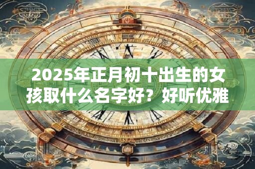 2025年正月初十出生的女孩取什么名字好？好听优雅的名字推荐