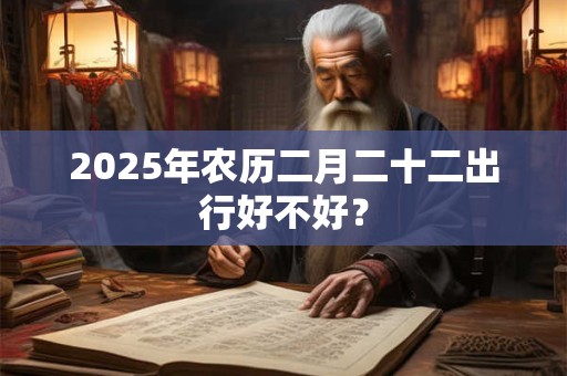 2025年农历二月二十二出行好不好? 2025年农历二月二十二出行好不好?