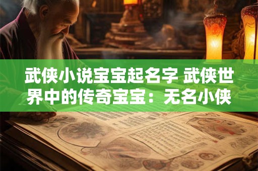武侠小说宝宝起名字 武侠世界中的传奇宝宝：无名小侠的崛起
