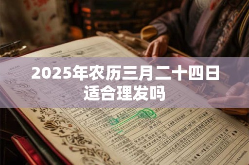 2025年农历三月二十四日适合理发吗