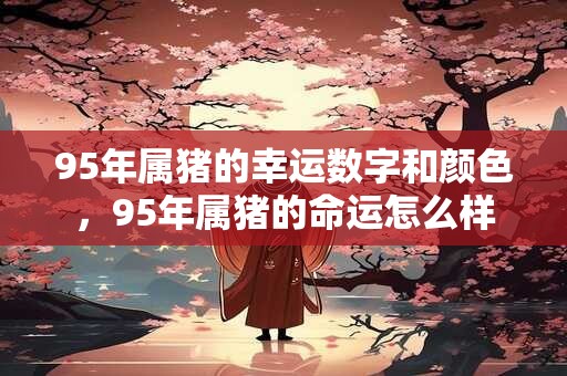 95年属猪的幸运数字和颜色，95年属猪的命运怎么样