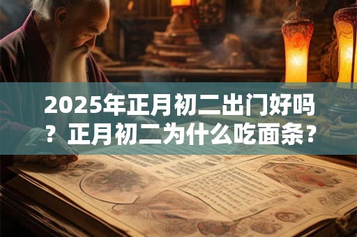2025年正月初二出门好吗？正月初二为什么吃面条？