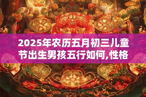 2025年农历五月初三儿童节出生男孩五行如何,性格好不好？