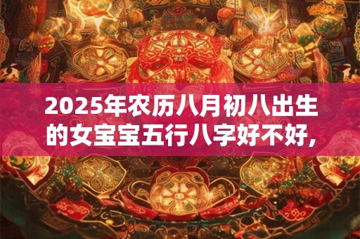 2025年农历八月初八出生的女宝宝五行八字好不好,牛宝宝名字集锦